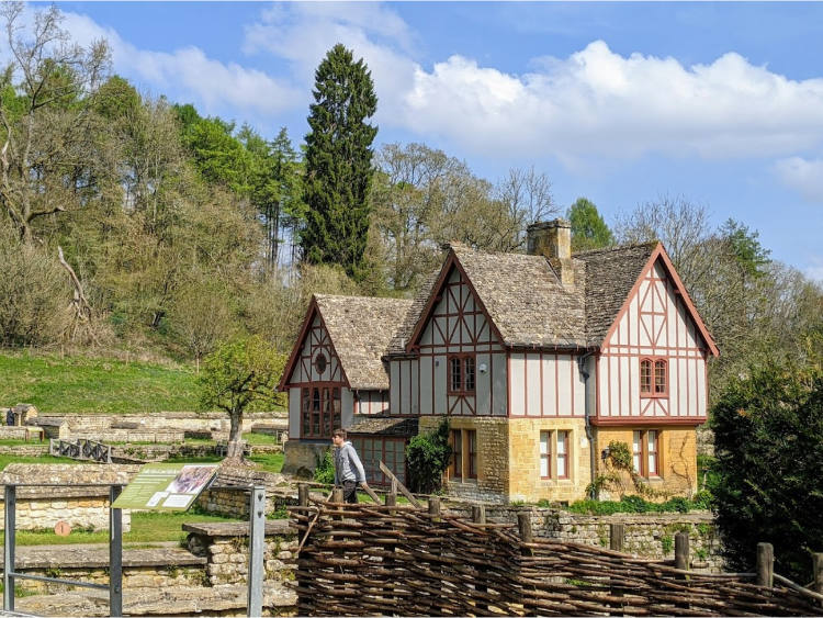 Conservation building at Chedworth Roman Villa