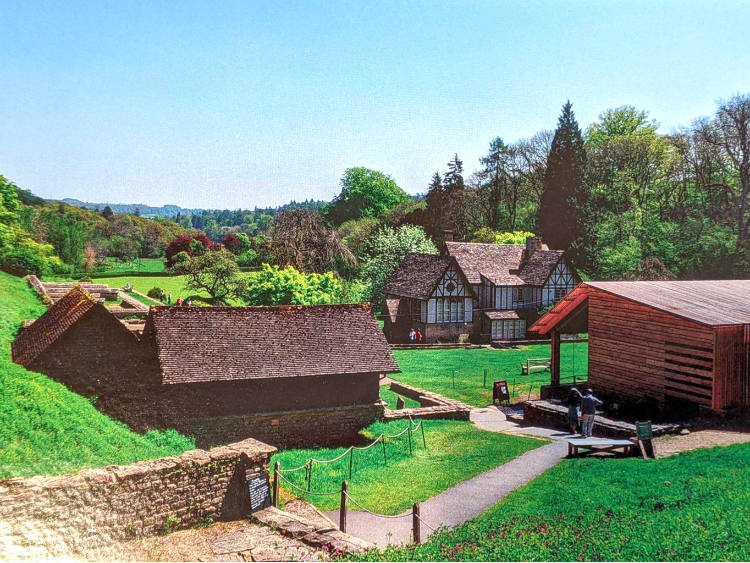 View over Chedworth Roman Villa - Photo courtesy of the National Trust