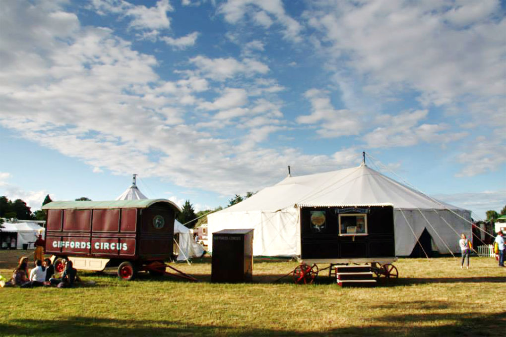 Giffords Circus tent