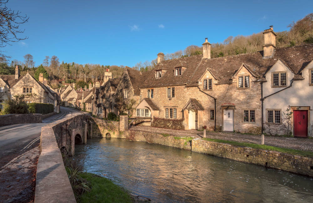 Castle Combe in the Wiltshire Cotswolds