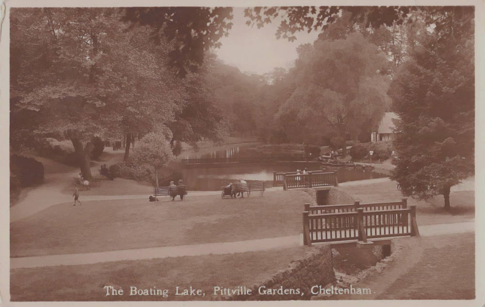 Pittville Gardens, Cheltenham - Before restoration