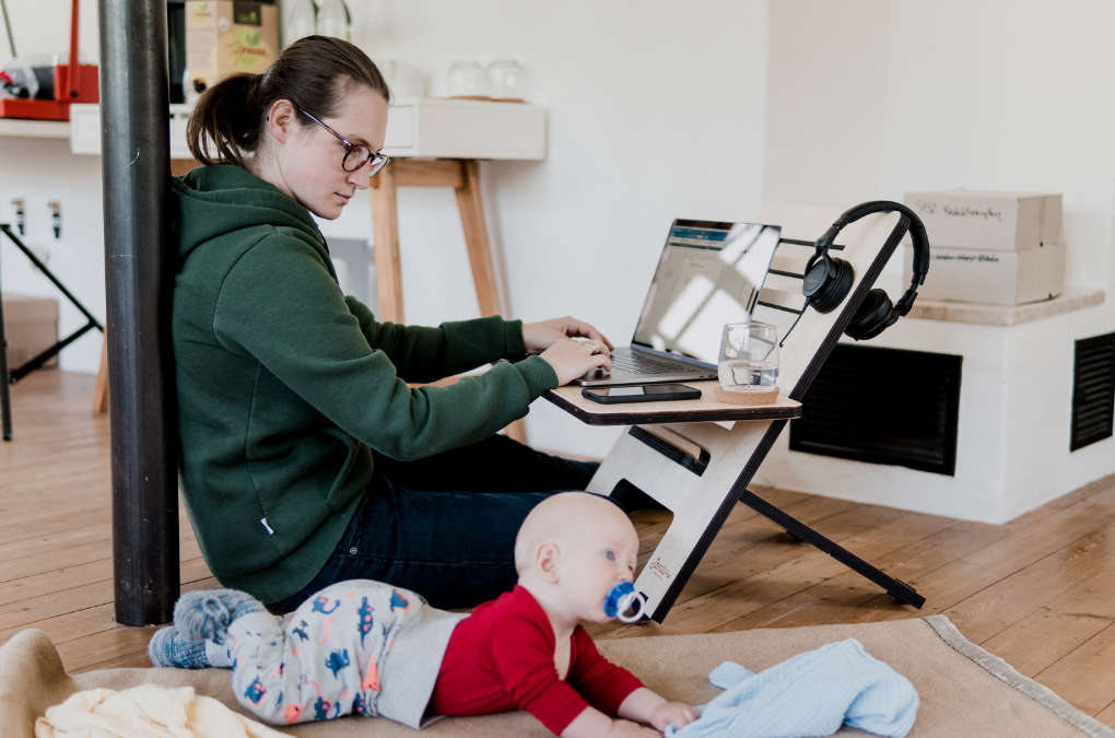 Working from home can be a juggling act!