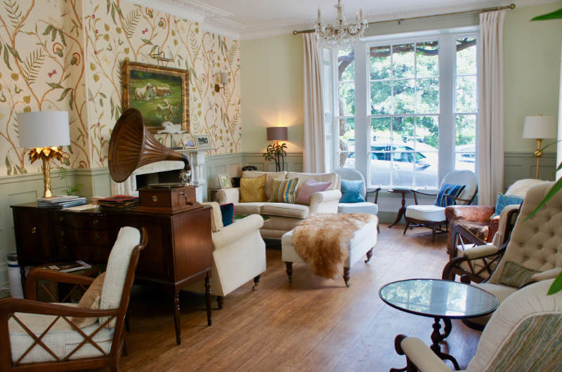 Cosy corners can be found in Burleigh Court's lounge