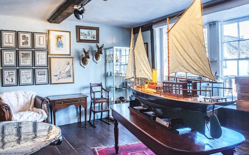 Our sporting showroom which looks out on to the Burford high street