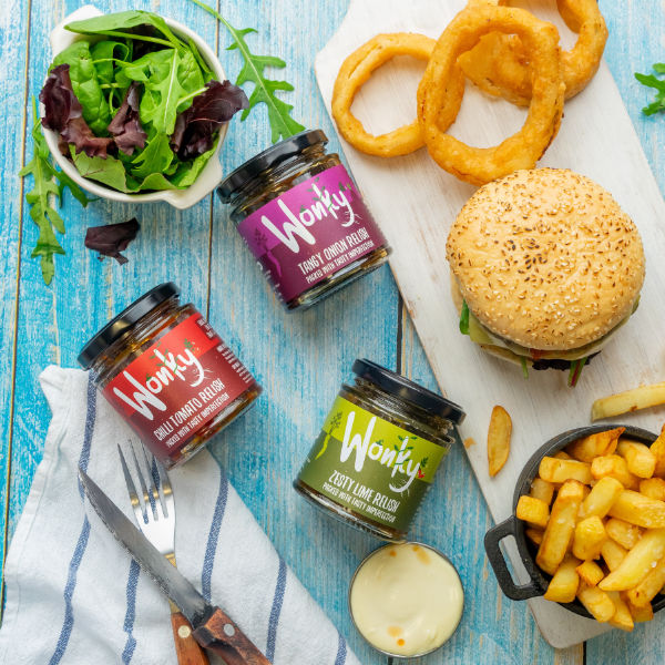 Trio of relishes