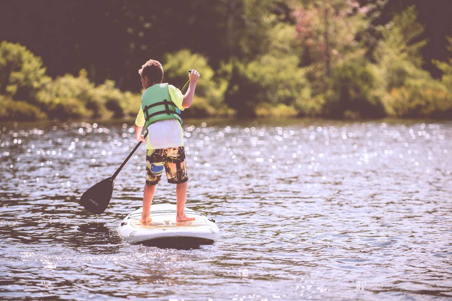 Paddleboarding in the Cotswolds