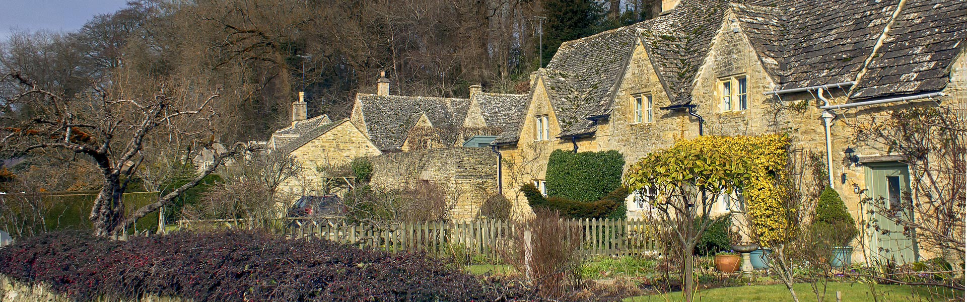 Cotswold houses in Bibury