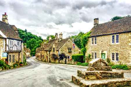 Castle Combe, one of the most beautiful villages in the Cotswolds