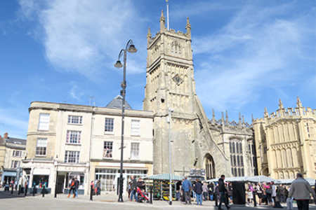 Cirencester in the Cotswolds