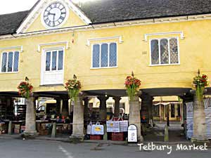 Tetbury Market under the Market House